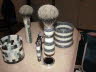 Shaving Mugs,  Brushes, and Razors